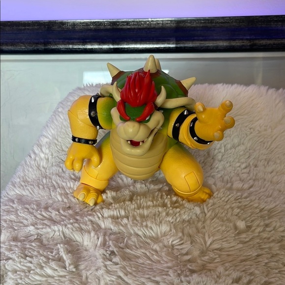Bowser Action Figure with Red and Yellow Accents - Picture 1 of 6